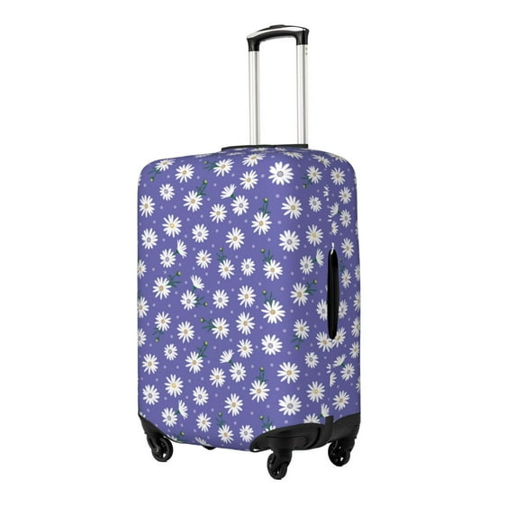 Goofa Daisies Flowers Pattern Luggage Covers For Suitcase,Suitcase Cover Protector Fit 18-32 Inch Luggage-Small