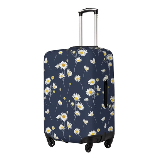 Goofa Daisies Flowers Pattern Luggage Covers For Suitcase,Suitcase Cover Protector Fit 18-32 Inch Luggage-X-Large