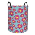 thumbnail image 1 of Goofa Daisies Flowers Printed Circular Hamper,Laundry Basket with Handles,Storage Baskets Foldable,Large Capacity Laundry Hamper-Small, 1 of 8