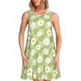 thumbnail image 1 of Goofa Daisies Flowers for Summer Dresses for Women – Beach Floral Sundress, Casual Pockets Boho Tank Dress for Hot Days, 1 of 7