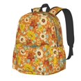 thumbnail image 1 of Goofa Daisy maple fall Pattern Backpack for Students – Large Capacity, Lightweight with Adjustable Shoulder Straps, Perfect for School, Travel, 1 of 8