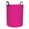 thumbnail image 1 of Goofa Darkmagenta Printed Circular Hamper,Laundry Basket with Handles,Storage Baskets Foldable,Large Capacity Laundry Hamper-Small, 1 of 8