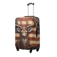 thumbnail image 1 of Goofa Deer American Flag Wall Pattern Luggage Covers For Suitcase,Suitcase Cover Protector Fit 18-32 Inch Luggage-X-Large, 1 of 9