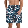 thumbnail image 1 of Goofa Dental Seamless Printed Mens Swim Trunks Summer Quick Dry Short Beach Swimwear Bathing Suits-XX-Large, 1 of 1