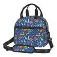 thumbnail image 1 of Goofa Different Chemical Things Pattern Lunch Bag ,Insulated Lunch Box, Small Leakproof Cooler Food Lunch Containers Reusable High Capacity Lunch Tote Bags, 1 of 8