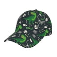 thumbnail image 1 of Goofa Dinosaur and Bone Printed Baseball Cap for Men and Women - Adjustable Unisex Hat for Sports and Casual Wear,Sun protection Casual Outdoor Everyday Fashion Cap, 1 of 9