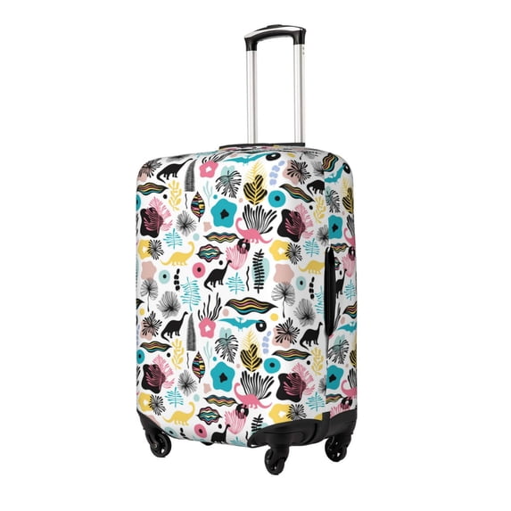 Goofa Dinosaur Pattern Luggage Covers For Suitcase,Suitcase Cover Protector Fit 18-32 Inch Luggage-X-Large