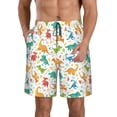 thumbnail image 1 of Goofa Dinosaur Printed Mens Swim Trunks Summer Quick Dry Short Beach Swimwear Bathing Suits-Medium, 1 of 9