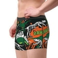 thumbnail image 1 of Goofa Dinosaur Skeleton Printed Men's Boxer Briefs Underwear, Moisture-Wicking Underwear, Trunk,Soft and Breathable Cotton Underwear-XX-Large, 1 of 9