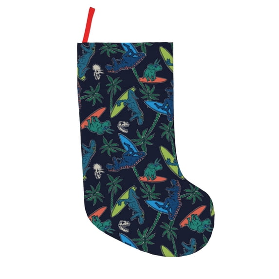 Goofa Dinosaur for Christmas Stockings, 18inch Xmas Hanging Stocking Decorations for Christmas Party Family Decor