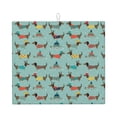 thumbnail image 1 of Goofa Dish Drying Mat Super Absorbent Drying Mat Large Dish Drying Mats for Kitchen Counter Easy Clean Dish Mat Kitchen Drying Mat 16" x 18" ( Dachshund Dog Puppy ), 1 of 6