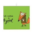 thumbnail image 1 of Goofa Dish Drying Mat Super Absorbent Drying Mat Large Dish Drying Mats for Kitchen Counter Easy Clean Dish Mat Kitchen Drying Mat 16" x 18" ( Drink Coffee And Do Good ), 1 of 6