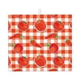 thumbnail image 1 of Goofa Dish Drying Mat Super Absorbent Drying Mat Large Dish Drying Mats for Kitchen Counter Easy Clean Dish Mat Kitchen Drying Mat 16" x 18" ( Tomatoes And Chili ), 1 of 6