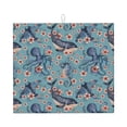 thumbnail image 1 of Goofa Dish Drying Mat Super Absorbent Drying Mat Large Dish Drying Mats for Kitchen Counter Easy Clean Dish Mat Kitchen Drying Mat 16" x 18" ( Underwater Animals and Flowers ), 1 of 6