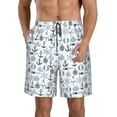 thumbnail image 1 of Goofa Dock Rudder Printed Mens Swim Trunks Summer Quick Dry Short Beach Swimwear Bathing Suits-3X-Large, 1 of 9