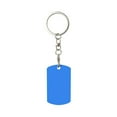 thumbnail image 1 of Goofa Dodgerblue Printed Rectangular Metal Keychain Bag Charm Floral Charm for Purse Keys Metal Keyring Gift for Women Accessories, 1 of 7