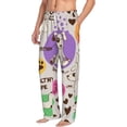 thumbnail image 1 of Goofa Dog Doing Yoga Printed Soft Pajama Pants for Men, Wide Leg Comfy Casual Lounge Yoga Pants-Medium, 1 of 9