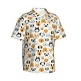 thumbnail image 1 of Goofa Dog Faces Hawaiian Shirt for Men, Unisex Summer Beach Casual Short Sleeve Button Down Shirts,Aloha Tropical Floral print shirt-Medium, 1 of 9
