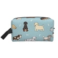 thumbnail image 1 of Goofa Dog Pets Printed Toiletry Bag with Handle,Large Capacity Travel Makeup Cosmetic Bag for Women, Carry on Airport Airline Compliant Bag, 1 of 9