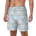 thumbnail image 1 of Goofa Dog Printed Men's Swim Trunks Board Shorts Quick Dry Mens Swimming Trunks with Compression Liner,Breathable Fit Hawaii Beach Shorts-3X-Large, 1 of 9