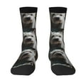 thumbnail image 1 of Goofa Dog Wrapped in Towel 1 Printed Men's Crew Socks, Soft Durable Breathable Moisture-Wicking with Odor Control Cotton socks, 1 of 9