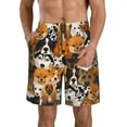 thumbnail image 1 of Goofa Dogs Different Breeds Printed Mens Swim Trunks Summer Quick Dry Short Beach Swimwear Bathing Suits-Small, 1 of 9