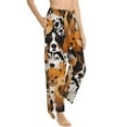 thumbnail image 1 of Goofa Dogs Different Breeds Printed Soft Pajama Pants for Women, Wide Leg Comfy Casual Lounge Yoga Pants-Small, 1 of 9