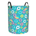 thumbnail image 1 of Goofa Donut Printed Circular Hamper,Laundry Basket with Handles,Storage Baskets Foldable,Large Capacity Laundry Hamper-Small, 1 of 8