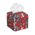 thumbnail image 1 of Goofa Dragons2 Tissue Box Cover PVC Leather Tissue Holder Square Facial Tissue Case Facial Paper Organizer Dispenser for Bathroom, Vanity Countertop, 1 of 8
