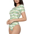 thumbnail image 1 of Goofa Duck Printed Women Rash Guard Short Sleeve,Tummy control Swimsuit Surfing Swimsuit Bathing Suit One Piece Swimsuit UPF 50-, 1 of 9