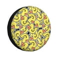 thumbnail image 1 of Goofa Ducks Pattern Universal Tire Cover for Jeep, SUV, Truck, and Trailer – Waterproof, UV-Resistant,Easy to Install, Fits 14"-17" Tires-15 inch, 1 of 6