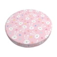 thumbnail image 1 of Goofa Easter Cute Rabbit Printed Stool Covers Round, Waterproof Round Bar Stool Covers Anti-Slip Round Bar Stool Seat Cover with Elastic Bands Durable -12 inch, 1 of 7
