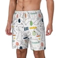 thumbnail image 1 of Goofa Easter Rabbit Printed Men's Swim Trunks Board Shorts Quick Dry Mens Swimming Trunks with Compression Liner,Breathable Fit Hawaii Beach Shorts-3X-Large, 1 of 9