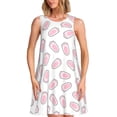 thumbnail image 1 of Goofa Easter bunny footprint for Summer Dresses for Women – Beach Floral Sundress, Casual Pockets Boho Tank Dress for Hot Days, 1 of 7