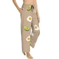 thumbnail image 1 of Goofa Egg and Avocado Printed Soft Pajama Pants for Women, Wide Leg Comfy Casual Lounge Yoga Pants-Medium, 1 of 9