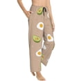 thumbnail image 1 of Goofa Egg and Avocado Printed Soft Pajama Pants for Women, Wide Leg Comfy Casual Lounge Yoga Pants-X-Large, 1 of 9