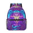 thumbnail image 1 of Goofa Elephant in Tribal Style Pattern Comfortable Student Backpack - Ergonomic Design, Durable, Water-Resistant, Multi-Compartment,Travel, and Outdoor Activities, 1 of 5