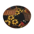 thumbnail image 1 of Goofa Embroidery Chicken Rooster Printed Stool Covers Round, Waterproof Round Bar Stool Covers Anti-Slip Round Bar Stool Seat Cover with Elastic Bands Durable -14 inch, 1 of 7