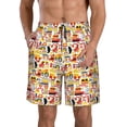 thumbnail image 1 of Goofa Excavator (2) Printed Mens Swim Trunks Summer Quick Dry Short Beach Swimwear Bathing Suits-Small, 1 of 9