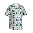 thumbnail image 1 of Goofa FUNNY CAT IS DRINKING WATER Hawaiian Shirt for Men, Unisex Summer Beach Casual Short Sleeve Button Down Shirts,Aloha Tropical Floral print shirt-Large, 1 of 9