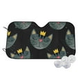thumbnail image 1 of Goofa Faces Of The Cat Printed Car Windshield Sunshade,Foldable Reflective Sun Visor,UV Protection Heat Blocker Sunshade,Car Cooling Accessory-Medium, 1 of 7
