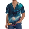 thumbnail image 1 of Goofa Fantasy Underwater Adventure Printed Men's Casual Short-sleeved Shirt,Lightweight Breathable Button-down,Summer Casual men's top,Versatile Fashion shirt-XX-Large, 1 of 7