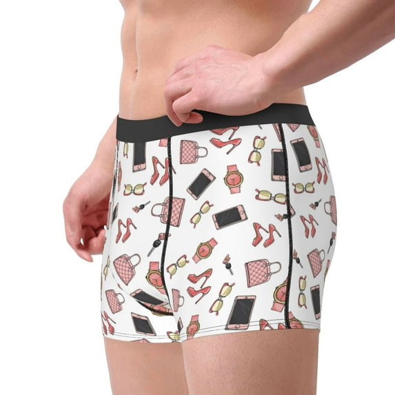 Goofa Fashion Printed Men's Boxer Briefs Underwear, Moisture-Wicking Underwear, Trunk,Soft and Breathable Cotton Underwear-X-Large