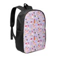 thumbnail image 1 of Goofa Fashionable Cats Pattern 17in Student Backpack - School, Travel, Work Bookbag -Laptop Backpack,Water Resistant College School Computer Bag, 1 of 6