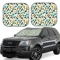 thumbnail image 1 of Goofa Fathers day Pattern 2 Piece Car Windshield Sun Shade Foldable | Front Windshield Shade for Sun, Heat and UV Rays | Sunshade for Car Front Window-Medium, 1 of 7
