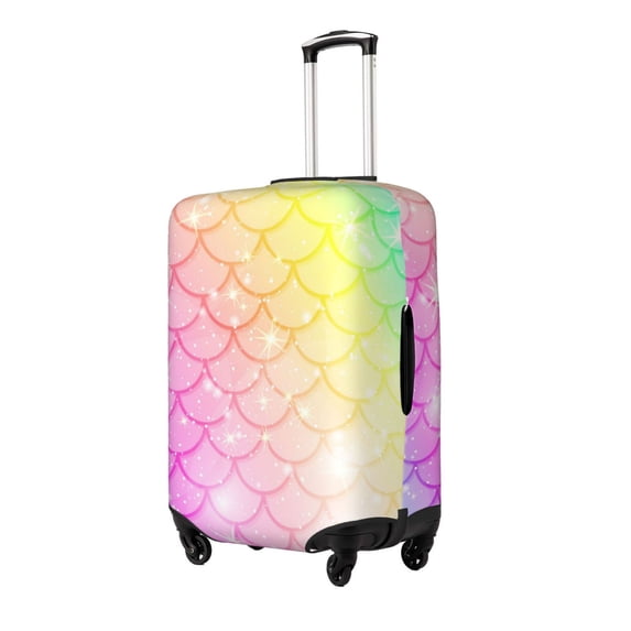 Goofa Fish Scale Pattern Luggage Covers For Suitcase,Suitcase Cover Protector Fit 18-32 Inch Luggage-Medium