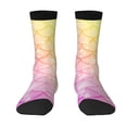 thumbnail image 1 of Goofa Fish Scale Printed Men's Crew Socks, Soft Durable Breathable Moisture-Wicking with Odor Control Cotton socks, 1 of 9