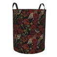 thumbnail image 1 of Goofa Fishbone Rose Printed Circular Hamper,Laundry Basket with Handles,Storage Baskets Foldable,Large Capacity Laundry Hamper-Medium, 1 of 8
