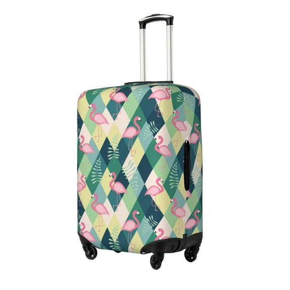 Goofa Flamingo Pattern Luggage Covers For Suitcase,Suitcase Cover Protector Fit 18-32 Inch Luggage-Large