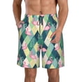 thumbnail image 1 of Goofa Flamingo Printed Mens Swim Trunks Summer Quick Dry Short Beach Swimwear Bathing Suits-Medium, 1 of 9